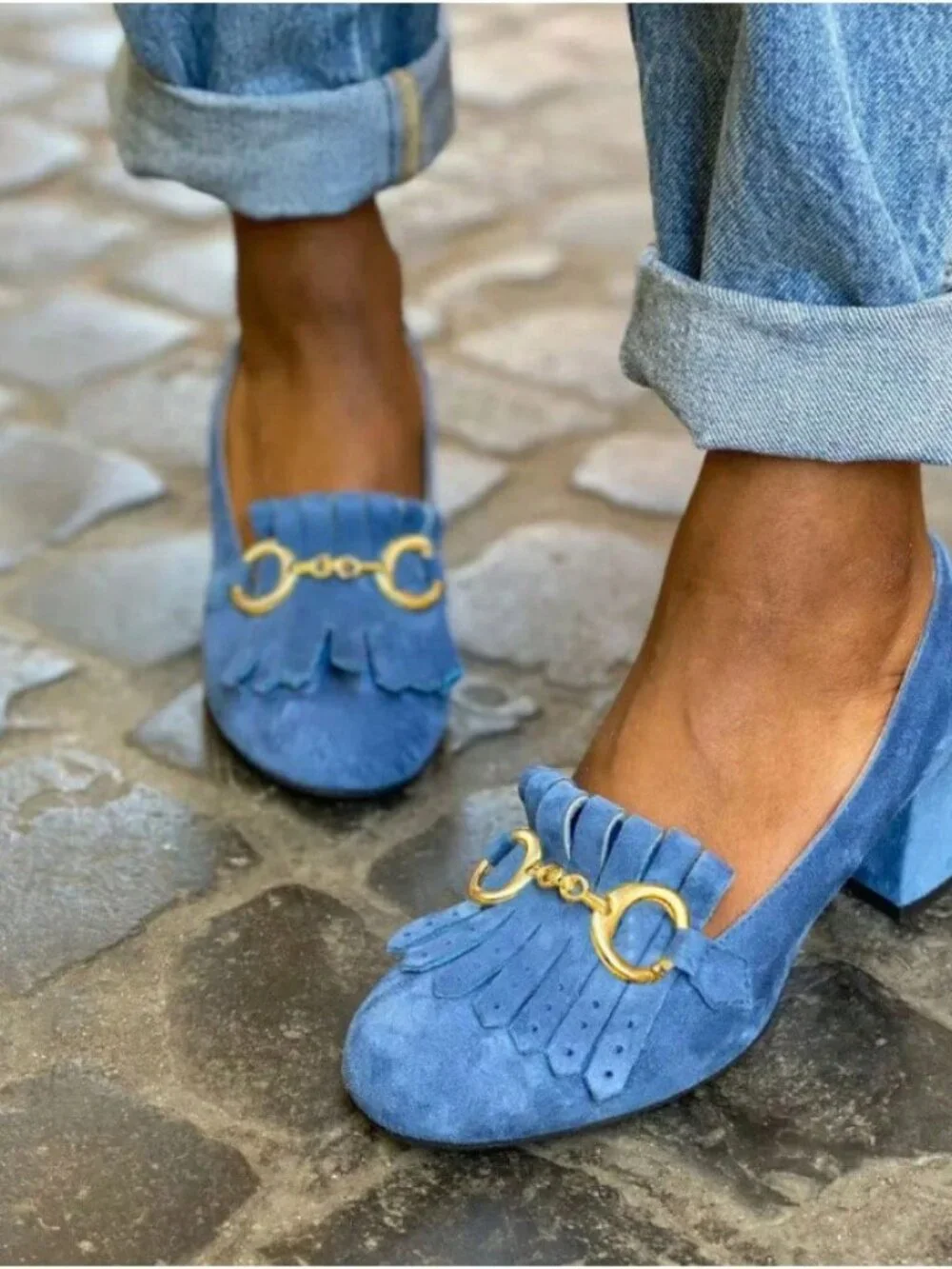 Blue Basics Women's Round-Toe Slip-On Shoes